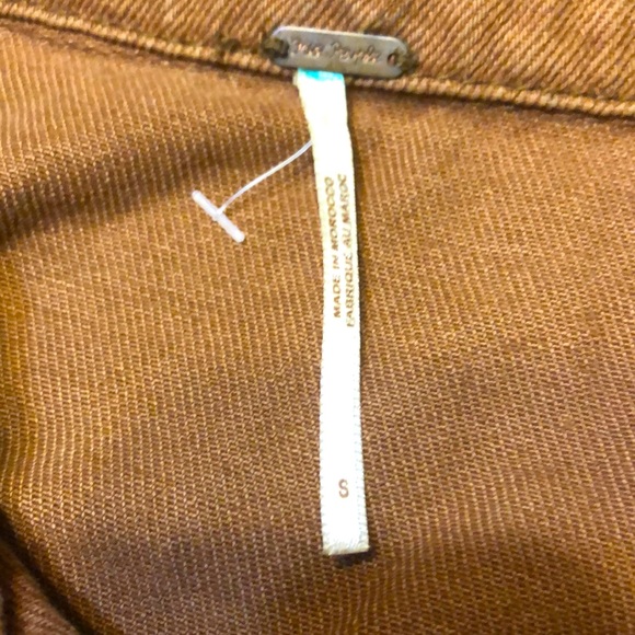 Free people canvas rusty brown utility jacket - Picture 4 of 8